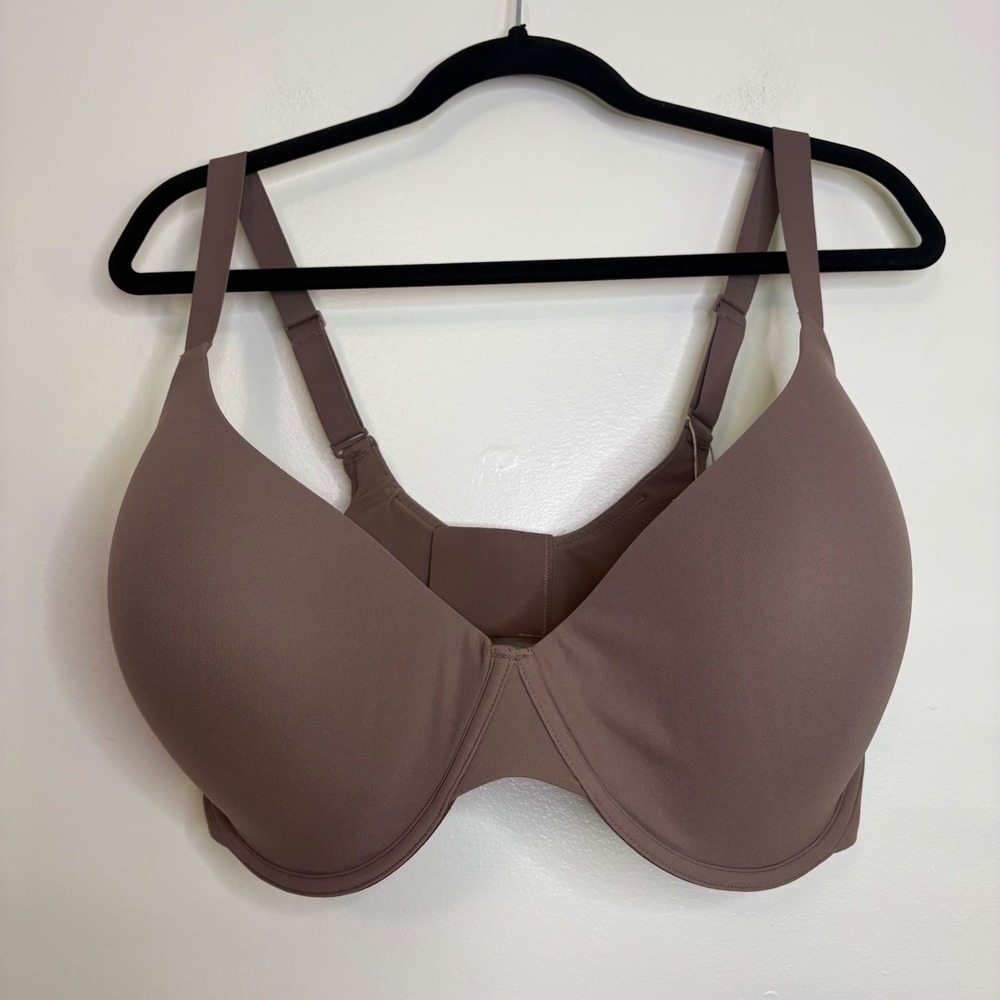 SKIMS 40H Bra Full Coverage Smoothing‎ Underwire Umber Brown NWT Intimates